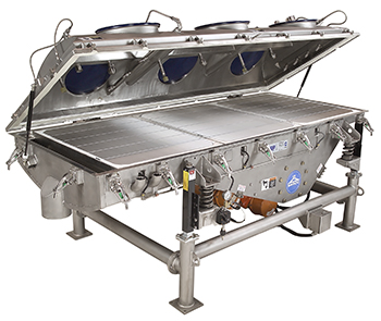 SWECO V3 Rectangular Separator offers both elliptical and linear motion with just a flip of a switch.